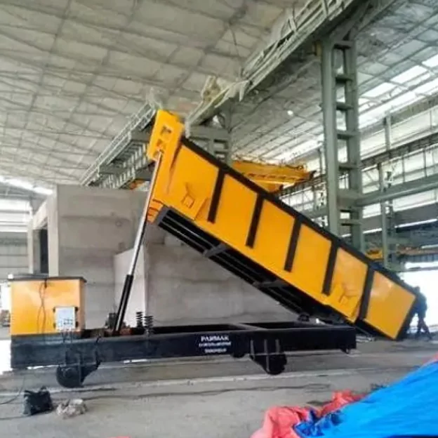 scrap-charging-trolley-and-vibro-feeder